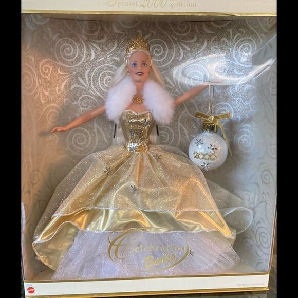 Mattel 2000 Celebration Barbie Hallmark #28269 NIB - Picture 4 of 5